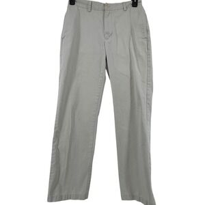 Vineyard Vines Club Pant Golf Mens 30x30 Gray Straight Leg Cotton Twill Khakis